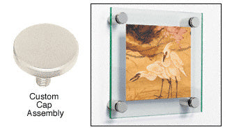 CRL 1/2" Diameter Custom Standoff Cap Assembly