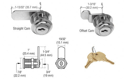 CRL Cam Lock - Keyed Alike