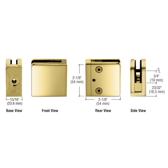 CRL Z-Series Square Type Flat Base Clamps Additional Image - 15