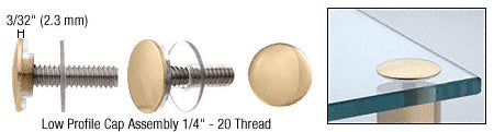 CRL Low Profile Cap Assembly for 3/4" Standoff Bases
