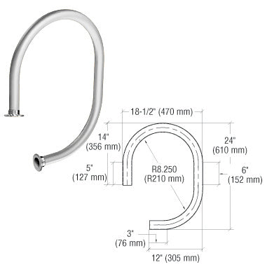 CRL Counter Mount Service Rail Additional Image - 2