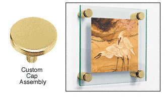 CRL 1" Diameter Custom Standoff Cap Assembly