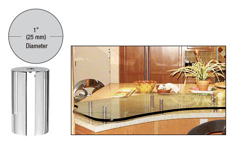CRL 316 1" Diameter by 2" Standoff Base