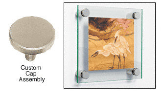 CRL 1/2" Diameter Custom Standoff Cap Assembly