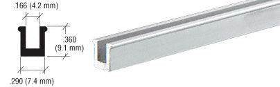 CRL Satin Anodized Aluminum Snap-In Extrusion