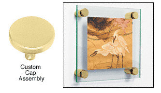 CRL 1/2" Diameter Custom Standoff Cap Assembly