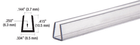 CRL 1/4" Plastic Edge Molding