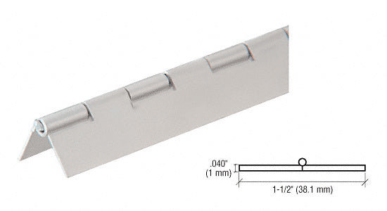 CRL 3/4" Aluminum Piano Hinge - 6' *DISCONTINUED*