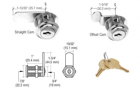 CRL Cam Lock - Keyed Alike