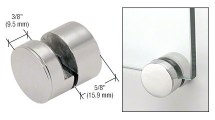 CRL 1-1/4" 316 Steel Adjustable Edge Grip