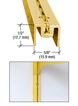CRL 36" Aluminum Wall Standard