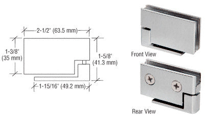 CRL Surface Mount Cabinet Pivot Hinge