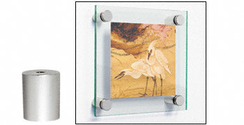 CRL 316 1-1/4" Diameter by 1-1/4" Long Standoff Base