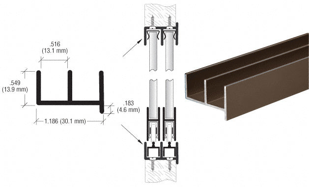 CRL Standard Pocket Glaze Extrusion *DISCONTINUED*