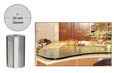 CRL 316 1" Diameter by 2" Standoff Base
