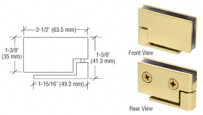 CRL Surface Mount Cabinet Pivot Hinge