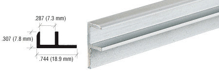 CRL Aluminum Showcase 'F' Extrusion