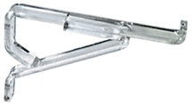 CRL Clear Lucite 5" Deluxe Shelf Brackets *DISCONTINUED*