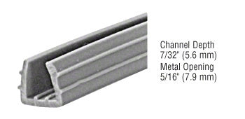 CRL Gray Sliding Track Assembly Vinyl - 1000' Roll