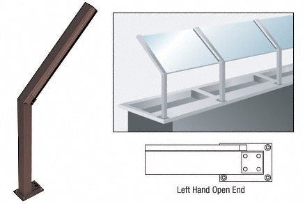CRL D999 Series 23" Sneeze Guard Post Additional Image - 7