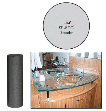 CRL 1-1/4" Diameter by 4" Standoff Base