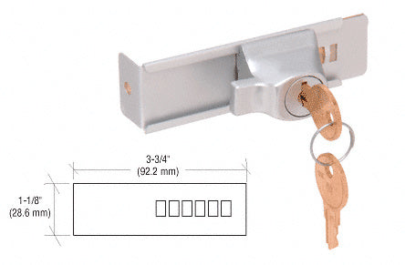 CRL Stick-On Showcase Lock - Keyed Alike *DISCONTINUED*