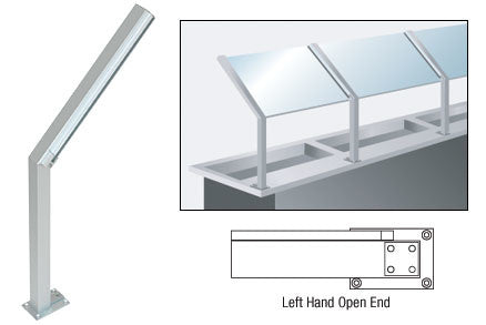 CRL D999 Series 23" Sneeze Guard Post Additional Image - 5