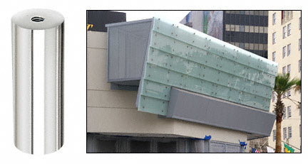 CRL 316 Standoff Base 1-1/2" Diameter by 4" in Length