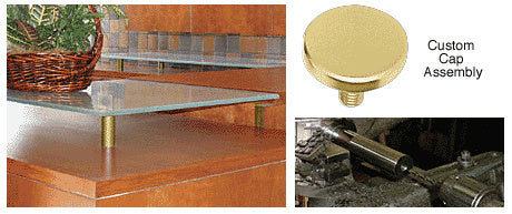 CRL 1-1/4" Diameter Custom Standoff Cap Assembly