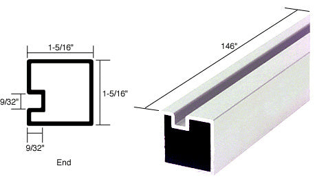 CRL Extrusion - 72" or 146" Additional Image - 11