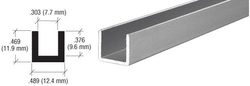 CRL Aluminum Single Channel Extrusion