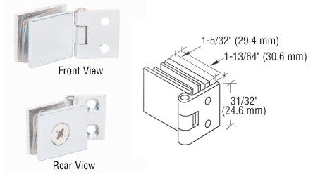 CRL Single Wall-to-Glass Hinges