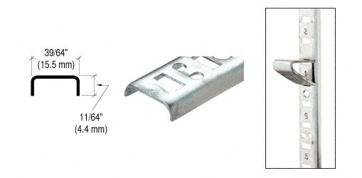 CRL Brite Zinc Flush or Surface Mount Standard