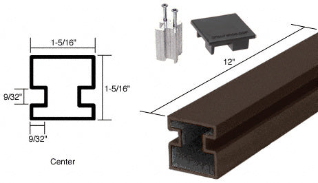 CRL Counter Post - 12", 18", 24" Hight Additional Image - 4