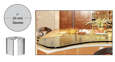 CRL 316 1" Diameter by 1" Standoff Base