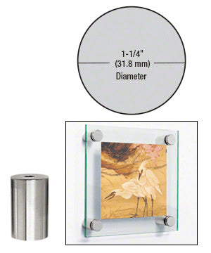 CRL 1-1/4" Diameter by 2" Standoff Base
