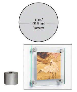 CRL 1-1/4" Diameter by 1" Standoff Base