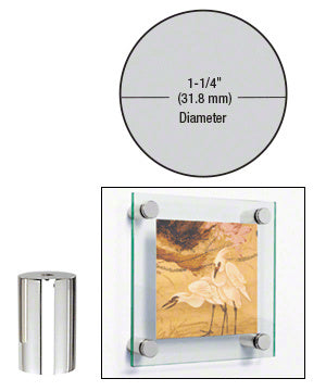 CRL 1-1/4" Diameter by 2" Standoff Base