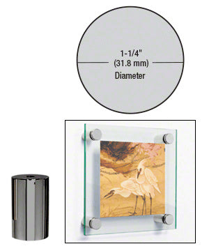 CRL 1-1/4" Diameter by 2" Standoff Base