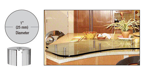 CRL 316 1" Diameter by 3/4" Standoff Base