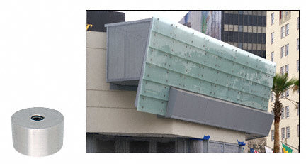 CRL 316 Standoff Base 1-1/2" Diameter by 1/2" in Length