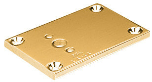 CRL 2" x 3" Blank Base for Tall Partition Posts