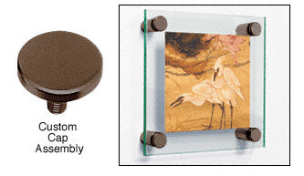 CRL 2" Diameter Custom Standoff Cap Assembly