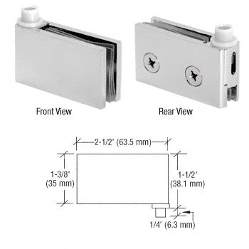 CRL Flush Mount Cabinet Pivot Hinges