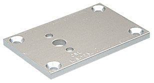 CRL 2" x 3" Blank Base for Tall Partition Posts