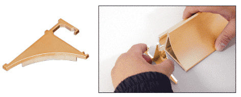 CRL End Cap for 3/8" or 1/4" Aluminum Shelving Extrusion Additional Image - 5