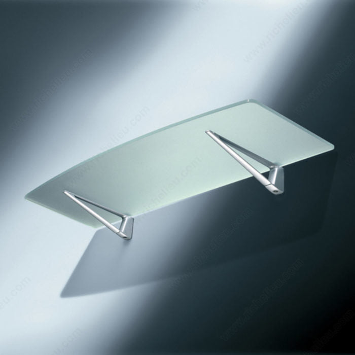 Capri Glass/Wood Wall Shelf Support