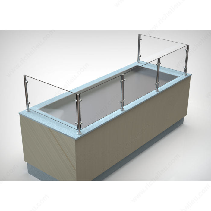 Counter Partition Corner Post