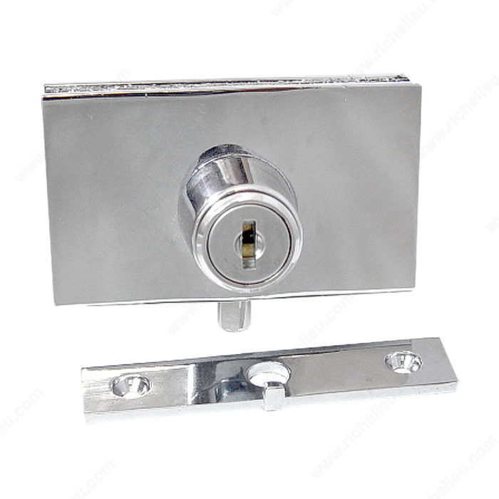 Swinging Glass Door Plunger Lock for 8-10 mm Glass