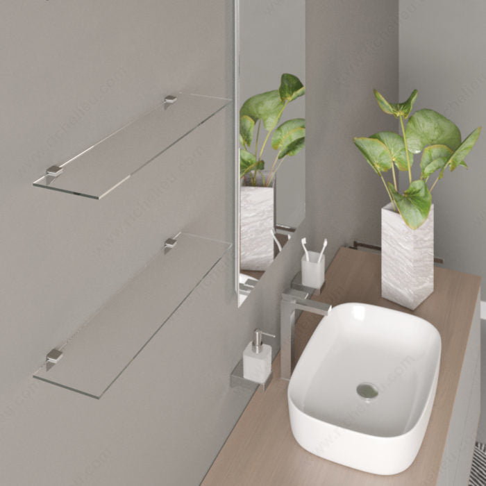 Kalabrone Mini Glass Wall Shelf Support